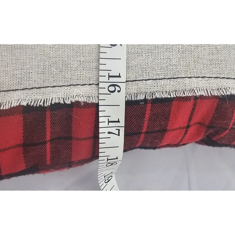 Stratford Home Buffalo‎ Plaid Pillow Love Peace Joy Christmas Holiday Decor